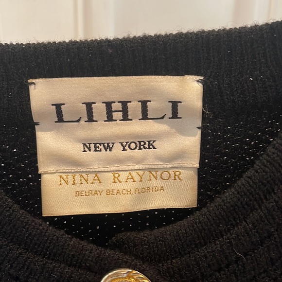 Vintage Lihli gold button sophisticated knit jacket - Picture 3 of 10